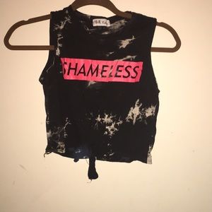 shameless crop top